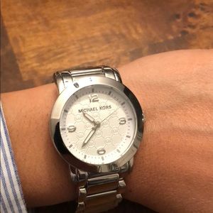 Michael kors stainless watch.